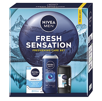 NIVEA MEN Vánoční kazeta fresh sensation (Kosmetické balíčky)