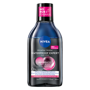 NIVEA MicellAir Expert Dvoufázová expertní micelární voda 400 ml (Čistící micelární vody) - Čistící, Voděodolné