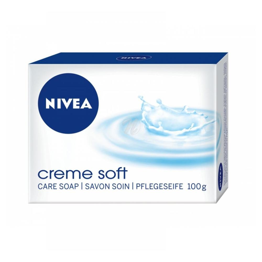 Levně NIVEA Creme Soft Pečující krémové mýdlo Tuhé 100 g