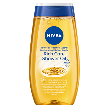 NIVEA Natural Pečující sprchový olej 200 ml (Sprchové gely)