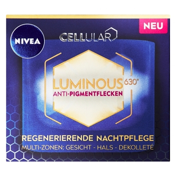 NIVEA Noční krém proti pigmentovým skvrnám Cellular Luminous630 50 ml