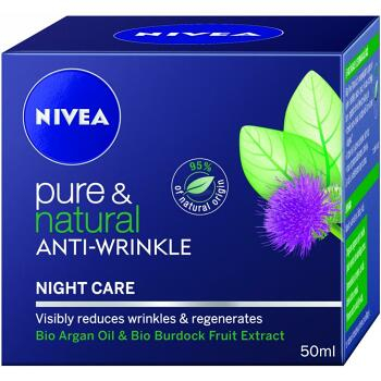 NIVEA Noční krém proti vráskám Pure&Natural 50 ml