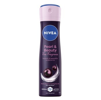 NIVEA Pearl & Beauty Black Sprej antiperspirant 150 ml (Tělové spreje) - Tělové