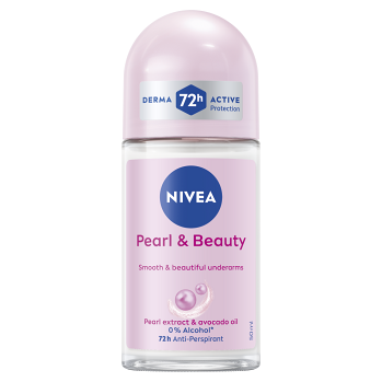 NIVEA Pearl & Beauty Kuličkový antiperspirant 50 ml (Roll-on deodoranty)