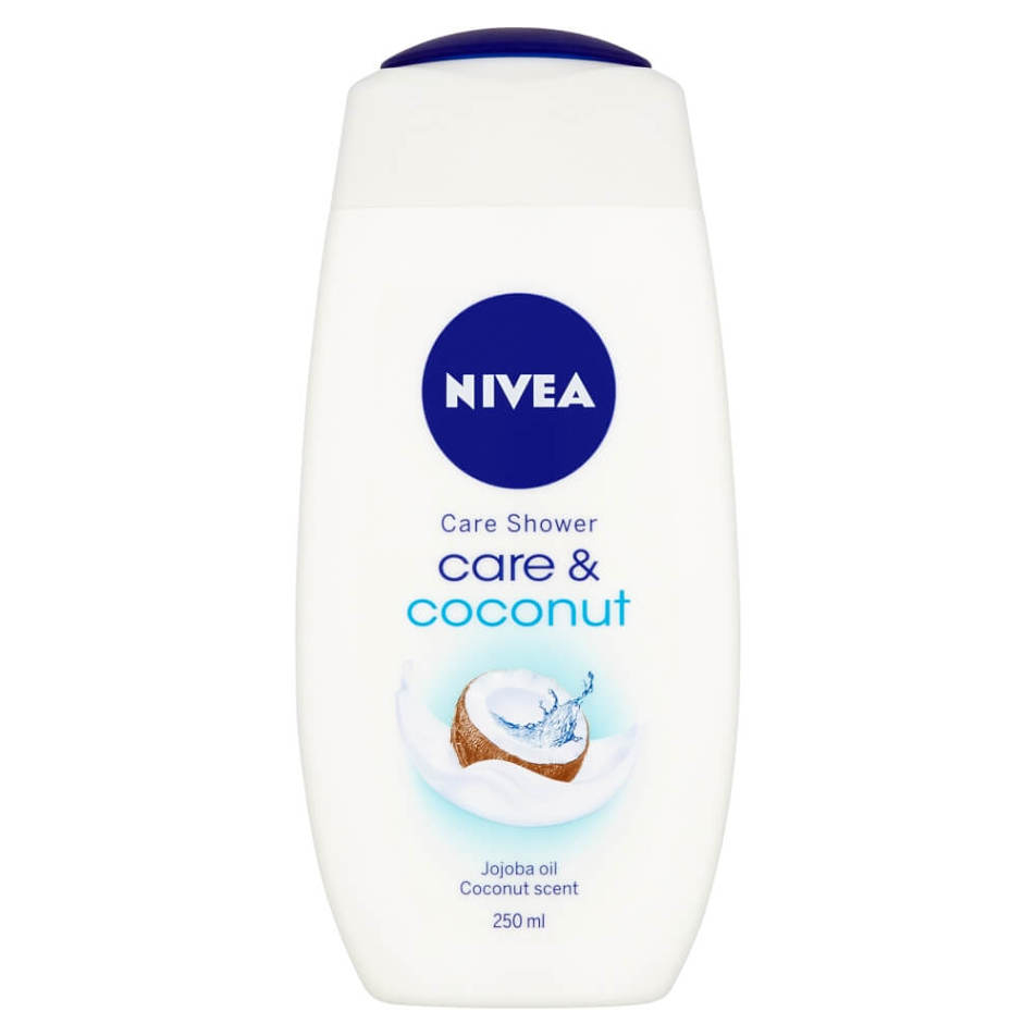 Levně NIVEA Care & Coconut Pečující sprchový gel 250 ml