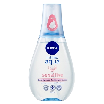 NIVEA Intimo Aqua Sensitive Zklidňující pěna pro intimní hygienu 250 ml