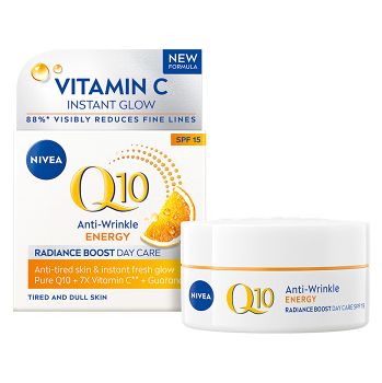 NIVEA  Q10 Energy Energizující denní krém proti vráskám OF 15 50 ml (Denní krémy) - Denní, Noční