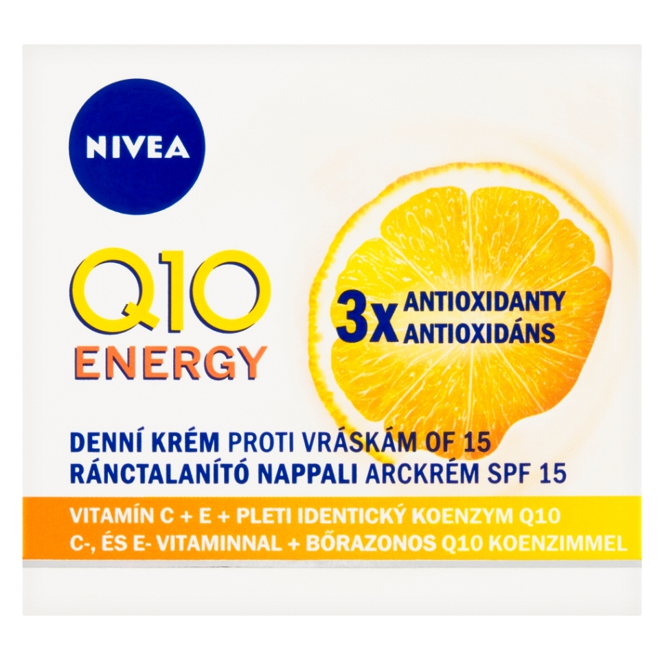 E-shop NIVEA Q10 Energy Energizující denní krém proti vráskám OF 15 50 ml