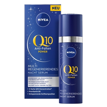 NIVEA Q10 Power Ultra Recovery noční sérum proti vráskám 30 ml