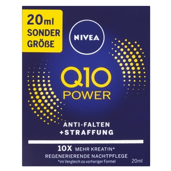 NIVEA Q10  Power Zpevňující noční krém proti vráskám 20 ml