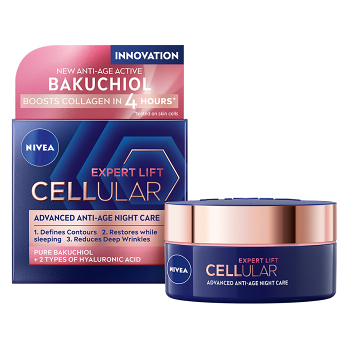 NIVEA Remodelační noční krém Hyaluron Cellular Filler 50 ml (Noční krémy) - Hydratační, Regenerační, Zpevňující