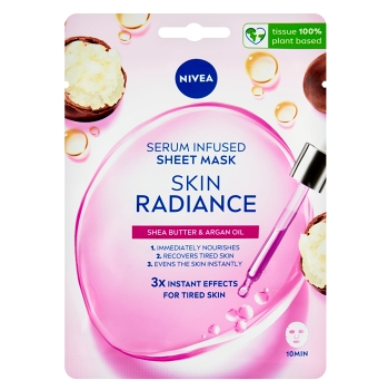 NIVEA Rozjasňující textilní maska 1 kus (Pleťové masky) - Rozjasňující