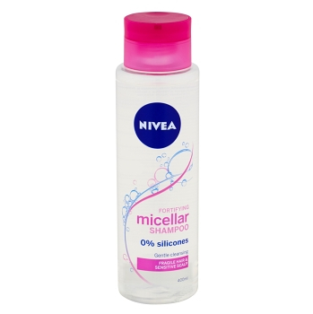 NIVEA Osvěžující micelární šampon pro slabé vlasy a citlivou pokožku 400 ml