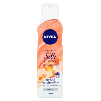 NIVEA Apricot Marshmallow Pečující sprchová pěna 200 ml