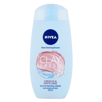 NIVEA Sprchový gel Clay Fresh Hibiscus&White Sage 250 ml