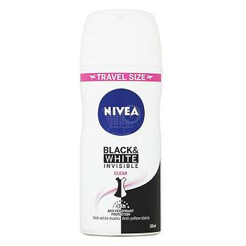 NIVEA Black & White Invisible Clear Sprej antiperspirant 100 ml