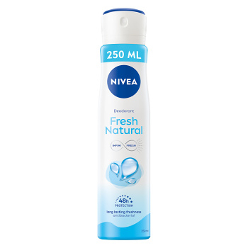 NIVEA Sprej Antiperspirant Fresh Natural 250 ml (Tělové spreje)