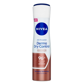 NIVEA Derma Dry Control Sprej antiperspirant 150 ml (Tělové spreje)