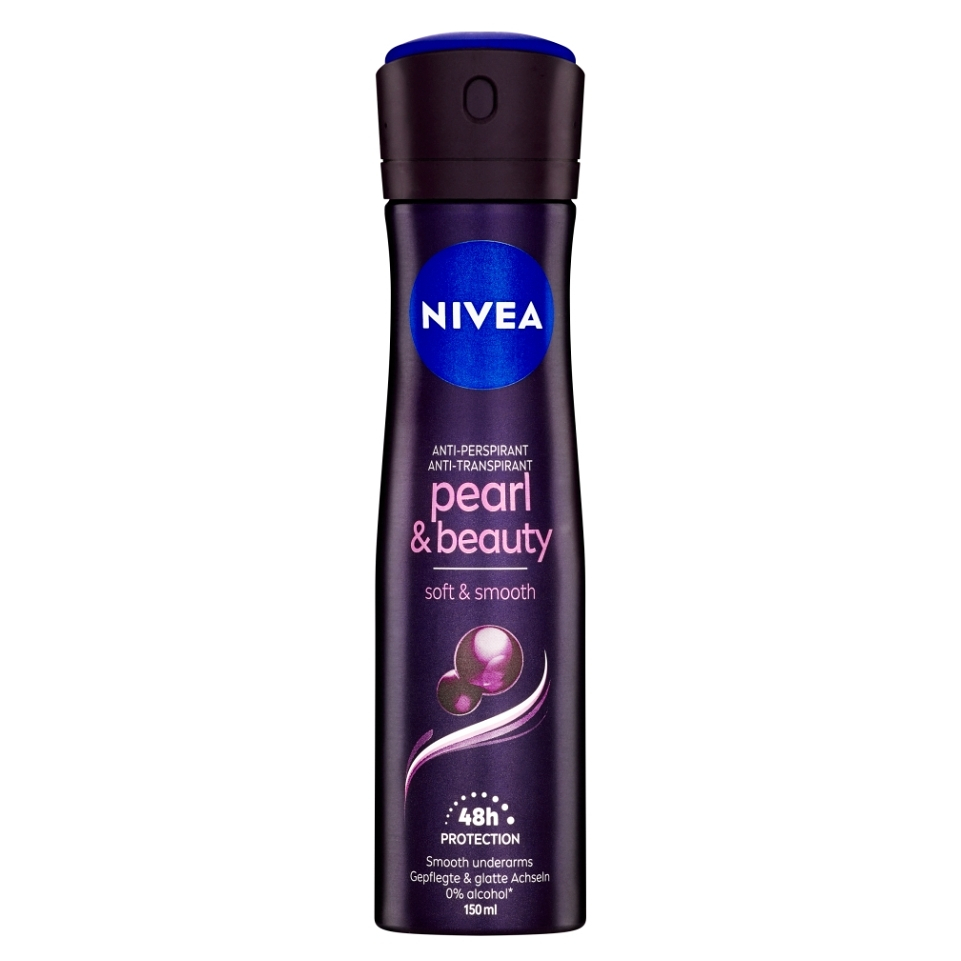 Levně NIVEA Pearl & Beauty Black Sprej antiperspirant 150 ml