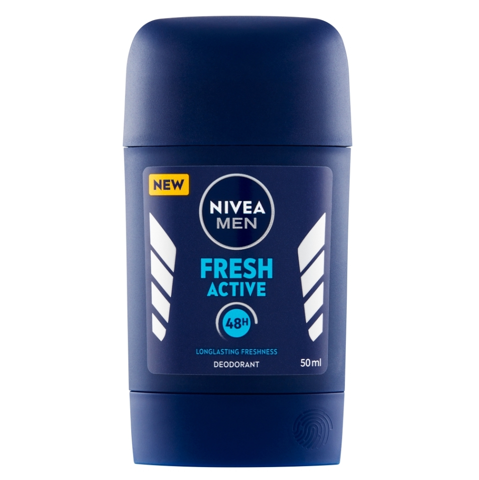 Levně NIVEA Men Fresh Active tuhý deodorant 50 ml