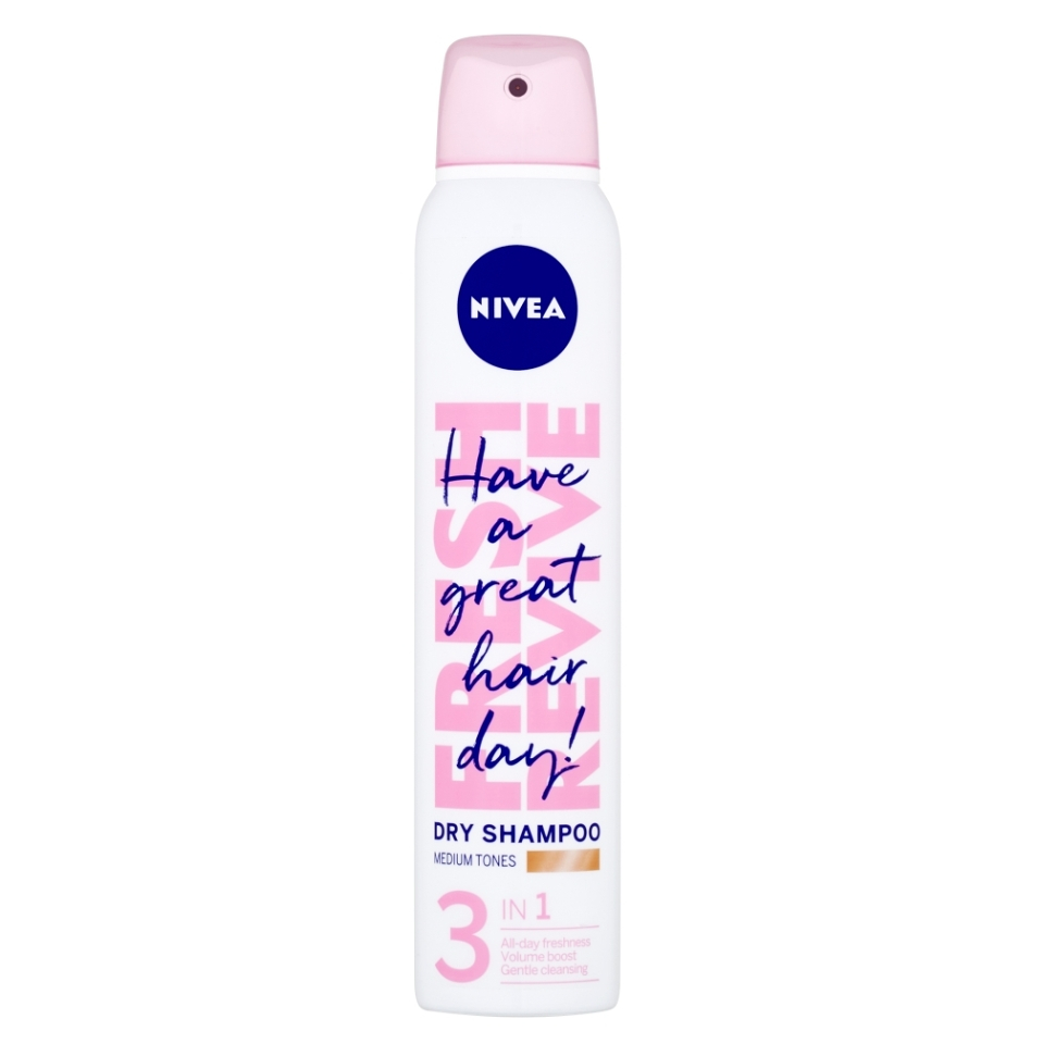 E-shop NIVEA Fresh Revive Suchý šampon pro světlejší tón vlasů 200 ml