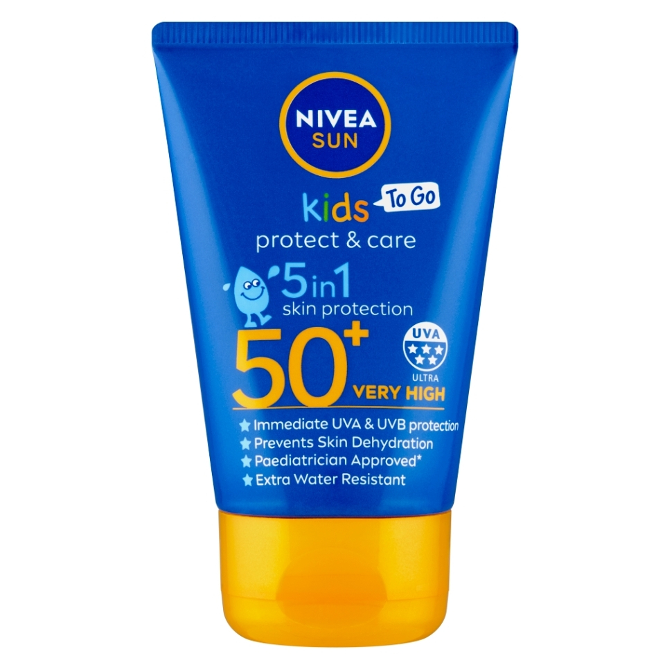 Levně NIVEA Sun Dětské cestovní mléko na opalování SPF 50 50 ml