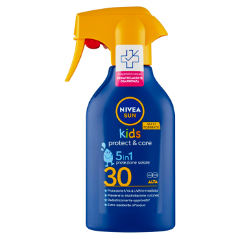 NIVEA Sun Kid's Protect & Care Sprej na opalování SPF30 270 ml (Dětské opalovací krémy) - Voděodolné
