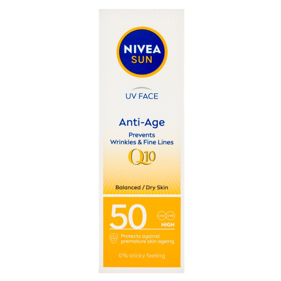 NIVEA Sun Krém na opalování proti vráskám OF 50 50 ml