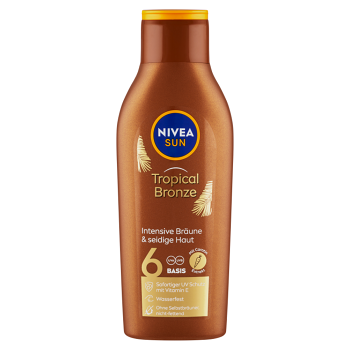 NIVEA Sun Tropical Bronze Mléko na opalování SPF6 200 ml (Opalovací mléka) - Hydratační