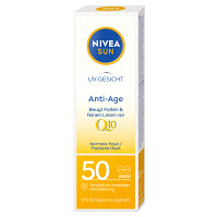 NIVEA Sun Anti-age Q10 Pleťový krém na opalování SPF50 50 ml
