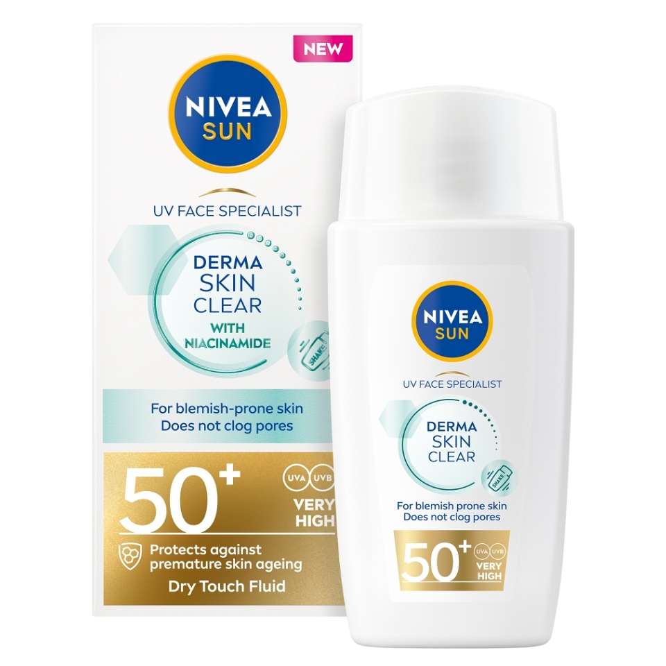 E-shop NIVEA Sun Pleťový krém Specialist Derma Skin Clear OF 50+ 40 ml