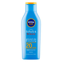 NIVEA Sun Protect & Bronze Mléko na opalování podporující zhnědnutí OF 20 200 ml