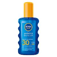 NIVEA Sun Protect & Dry Sprej na opalování SPF30 200 ml