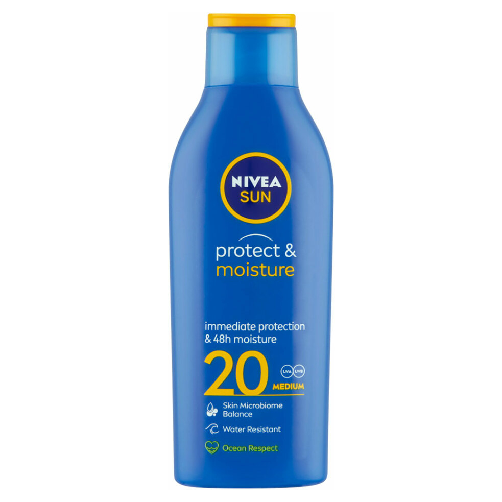 E-shop NIVEA Sun Protect & Moisture Hydratační mléko na opalování OF 20 200 ml
