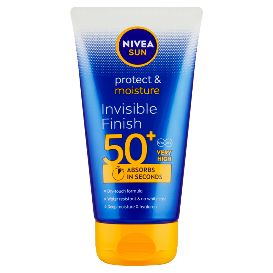 NIVEA Sun Protect & Moisture Opalovací mléko Invisible SPF 50+ 150 ml