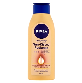NIVEA Sun-Kissed Radiance Tónovací tělové mléko tmavší odstín 400 ml