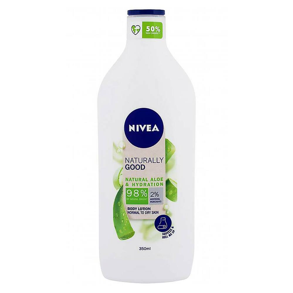 NIVEA Tělové mléko Naturally Good Aloe 350 ml