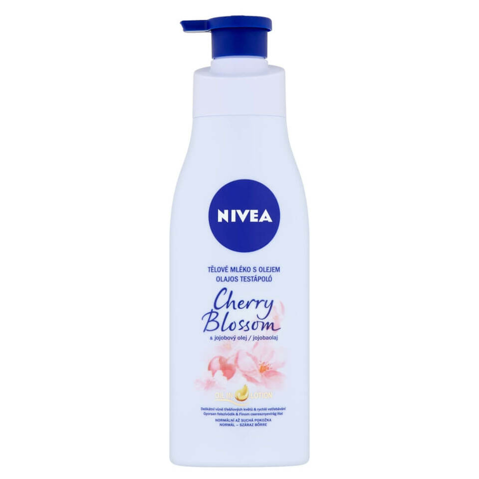 NIVEA Tělové mléko Třešňový květ & Jojobový olej 200 ml