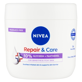 NIVEA Tělový krém Repair&Care Sensitive 400 ml (Tělové krémy) - Hydratační