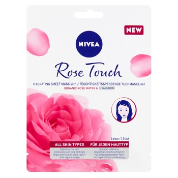 NIVEA Textilní maska Rose Touch 1 ks