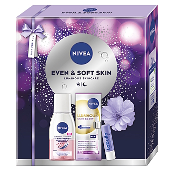 NIVEA Vánoční kazeta even&soft (Kosmetické balíčky)