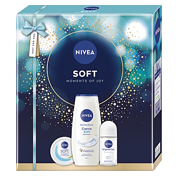 NIVEA Vánoční kazeta soft trio (Kosmetické balíčky)