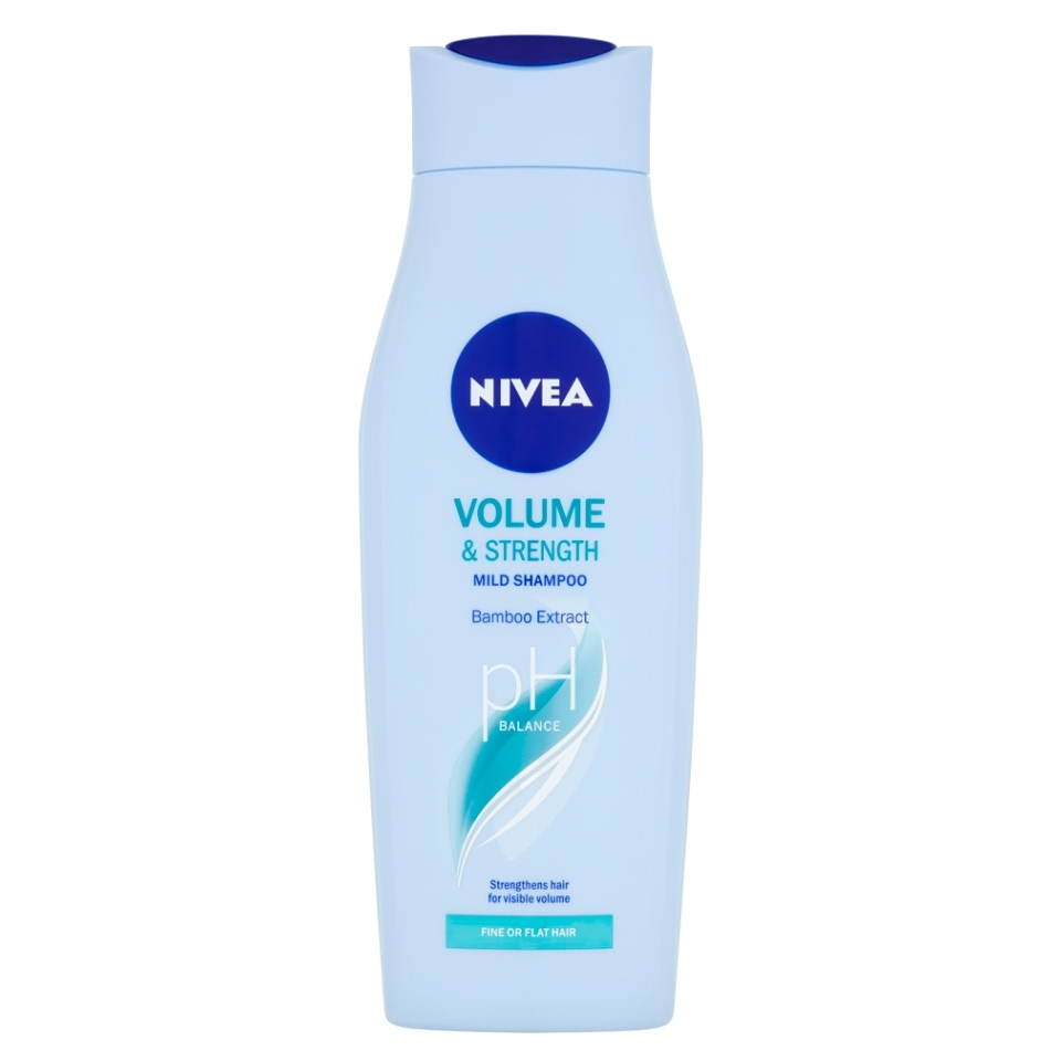 Levně NIVEA Volume&Strength Pečující šampon 400 ml