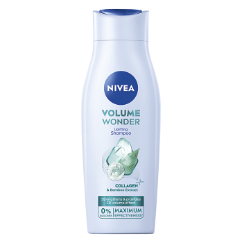 NIVEA  Volume&Strength Pečující šampon 400 ml (Šampony na jemné vlasy) - Vyživující