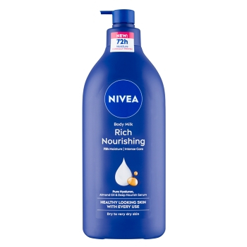 NIVEA Výživné tělové mléko 625 ml (Tělová mléka) - Hydratační, Denní