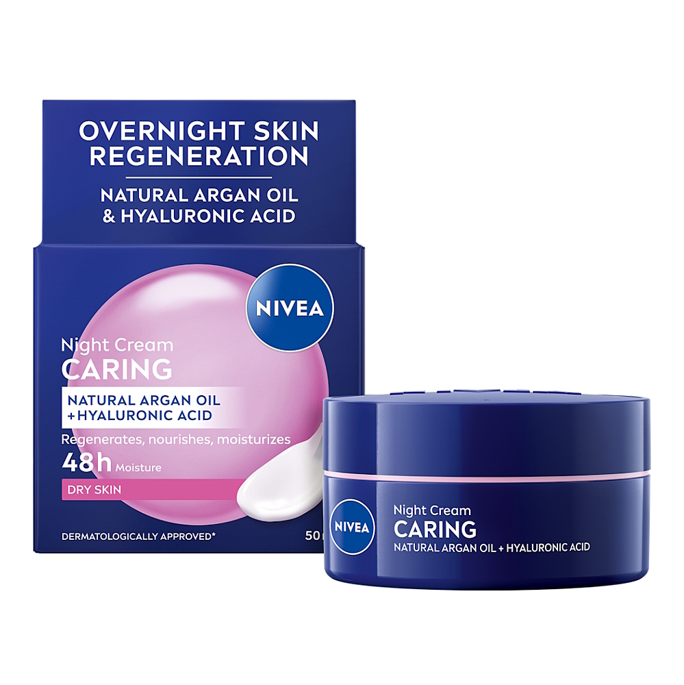 Nivea Výživný noční krém pro suchou až citlivou pleť 50 ml koupíte na Lekarna.cz