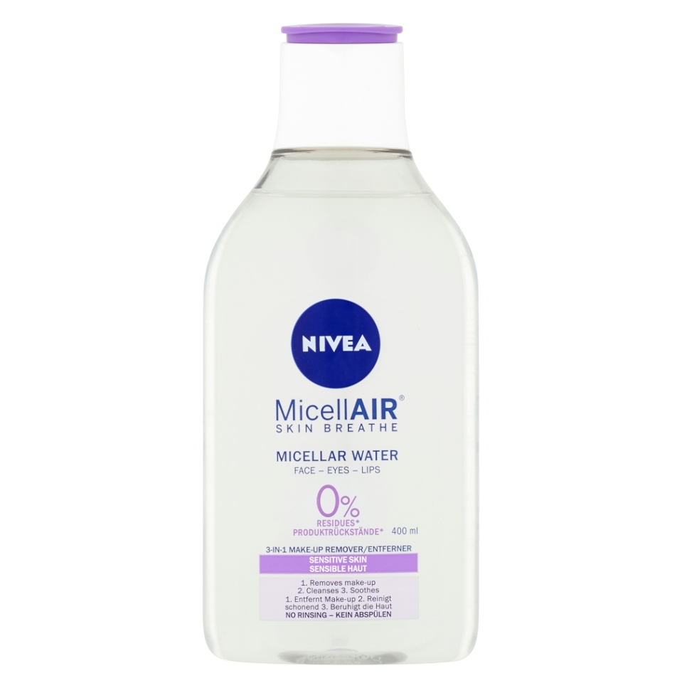 Levně NIVEA MicellAir Zklidňující micelární voda pro citlivou pleť 400 ml