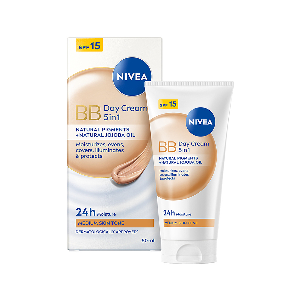 NIVEA Denní BB krém SPF 15 – tmavší odstín 50ml koupíte na Lekarna.cz