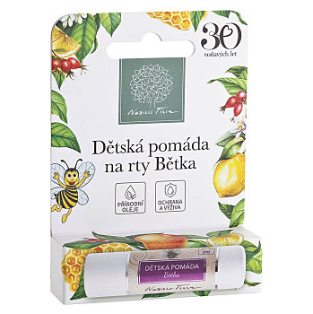 NOBILIS TILIA Dětská pomáda Bětka 4,2 g (Přírodní péče o rty) - Vyživující