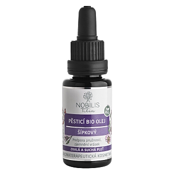 NOBILIS TILIA Pěsticí bio olej šípkový 20 ml (Přírodní pleťové oleje) - Regenerační, Zklidňující